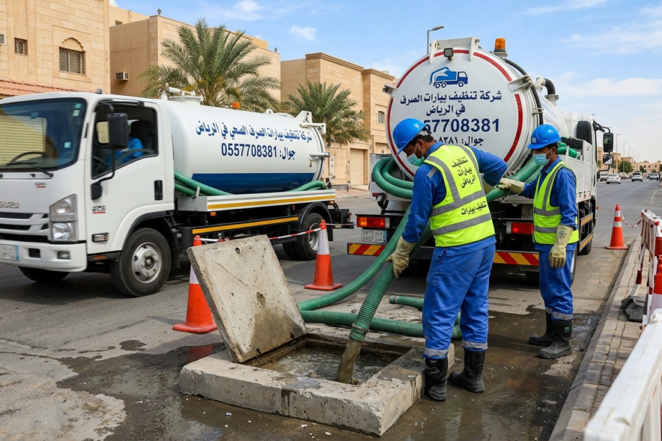 شركة تنظيف بيارات الصرف الصحي في الرياض