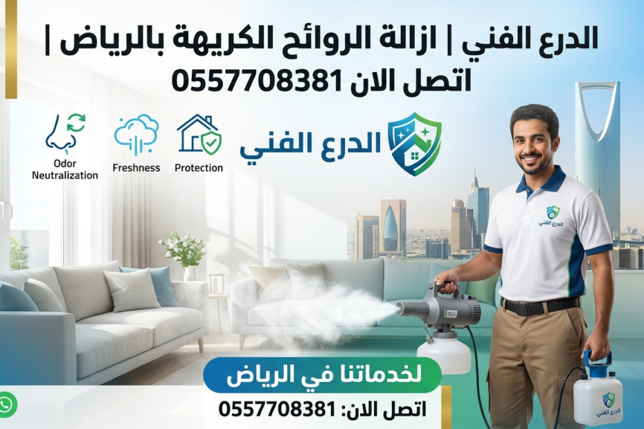 ازالة الروائح الكريهة بالرياض