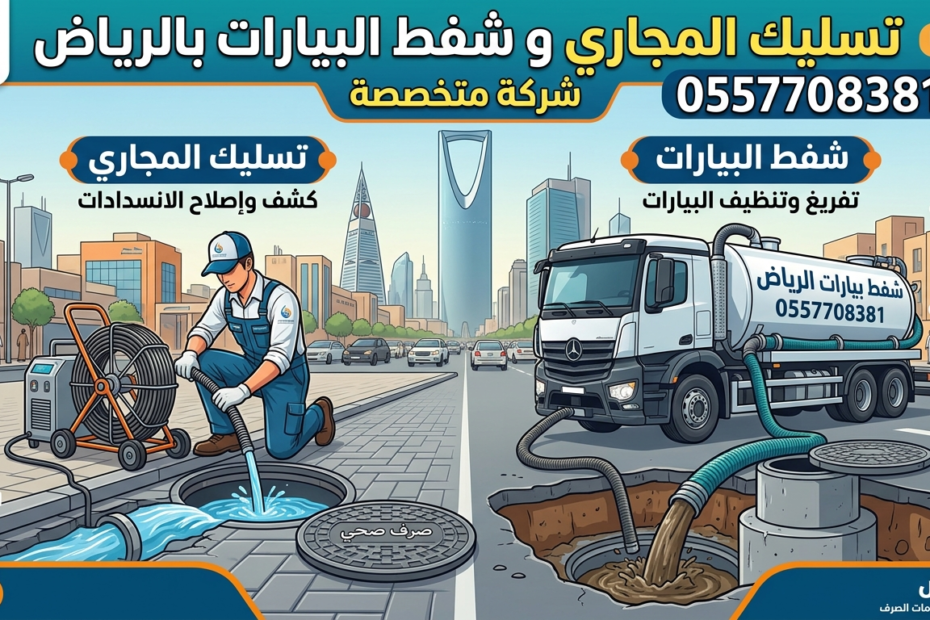 تسليك المجاري شفط البيارات بالرياض