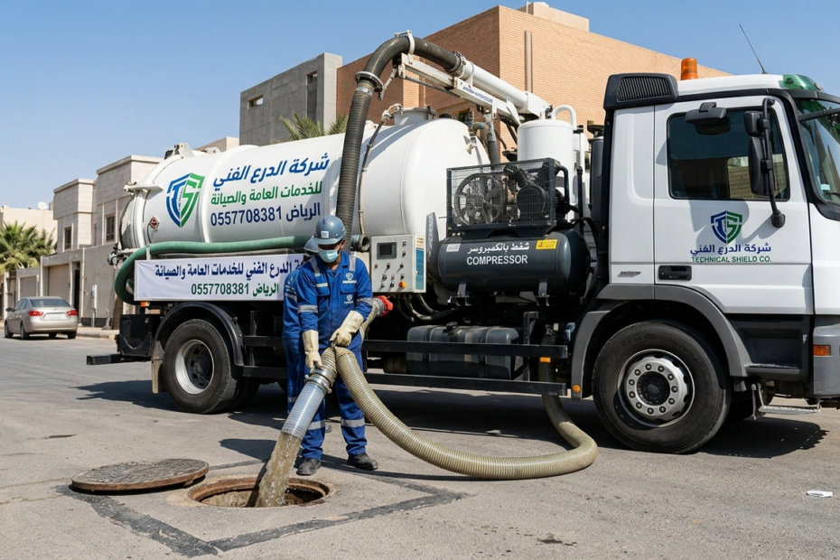 شفط البيارات بالكمبروسر بالرياض