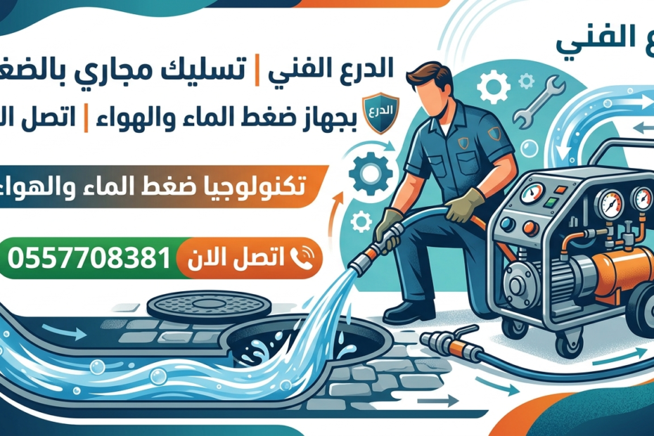 تسليك مجاري بالضغط بالرياض