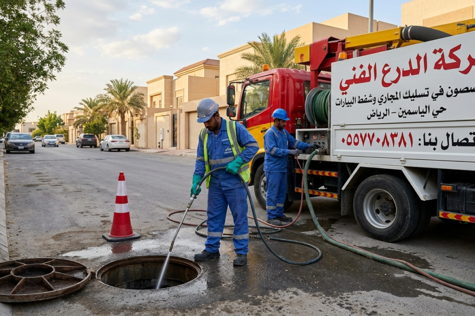 شركة تسليك مجاري في حي الملقا الرياض