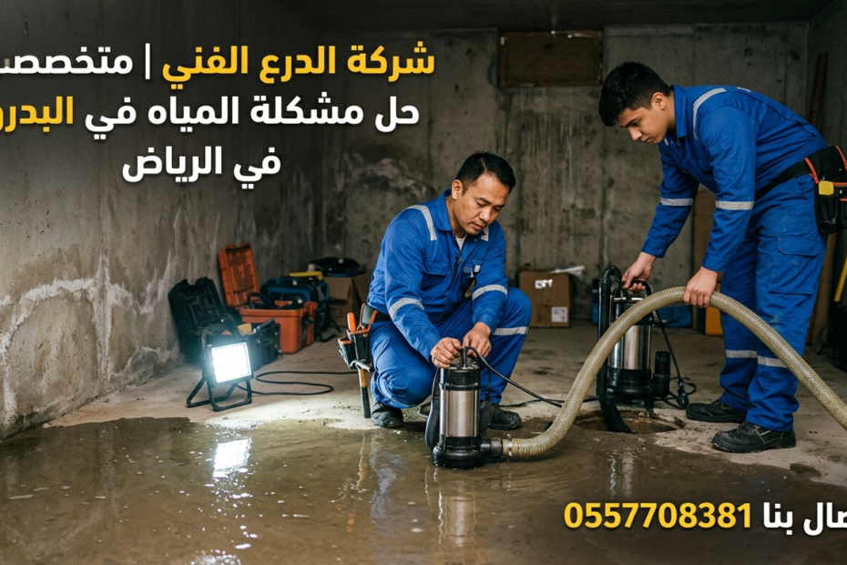 حل مشكلة المياه في البدروم الرياض
