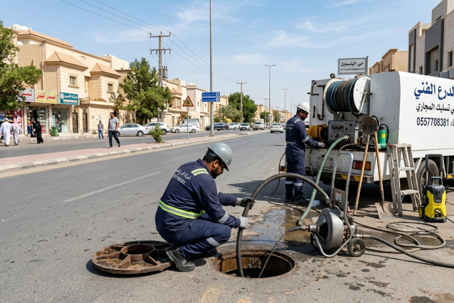 شركة تسليك مجاري في حي النخيل الرياض