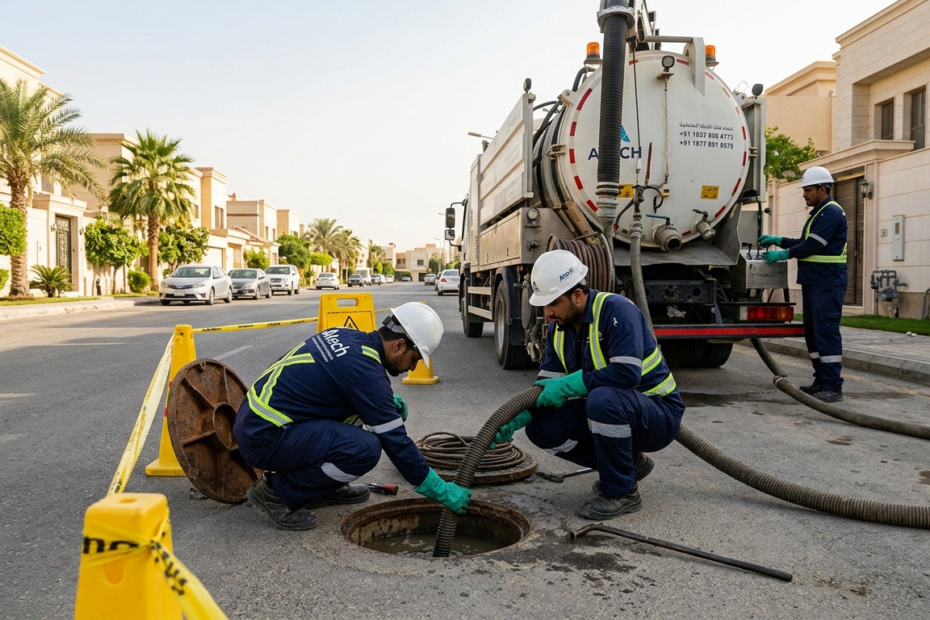 شركة تسليك مجاري في حي حطين الرياض