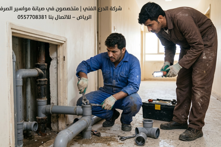 صيانة مواسير الصرف الصحي الرياض
