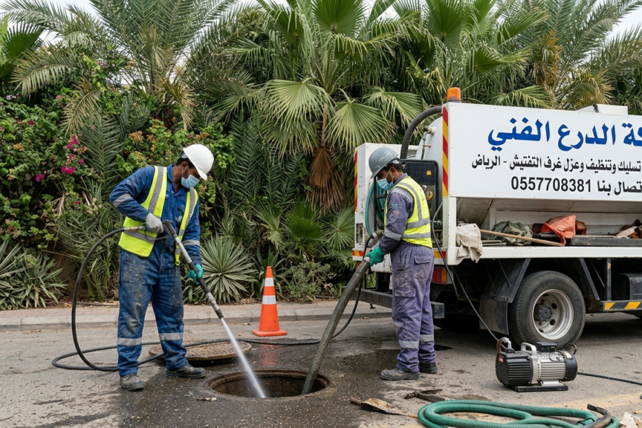 تسليك وتنظيف وعزل غرف التفتيش الرياض