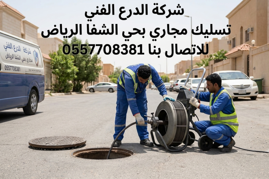 تسليك مجاري بحي الشفا الرياض