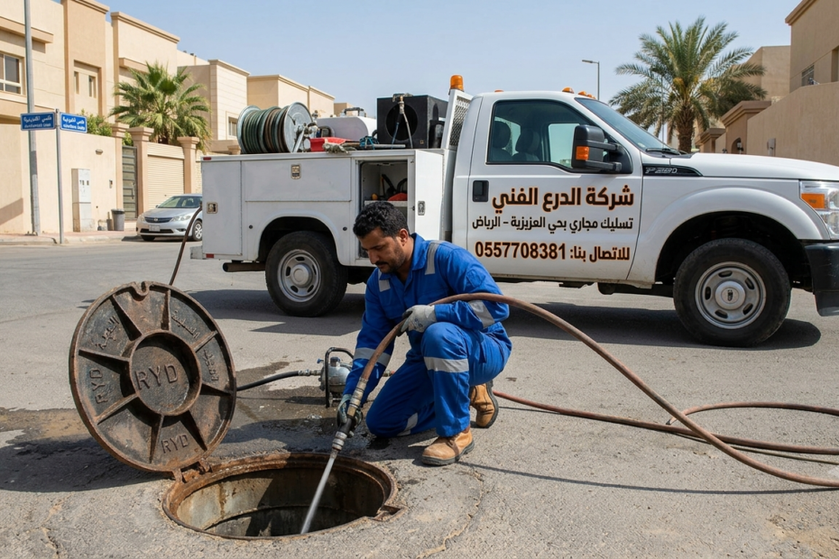 تسليك مجاري بحي العزيزية الرياض