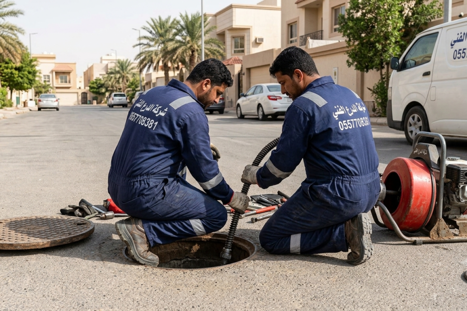 تسليك مجاري بحي الملقا الرياض