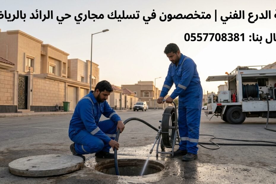 تسليك مجاري حي الرائد