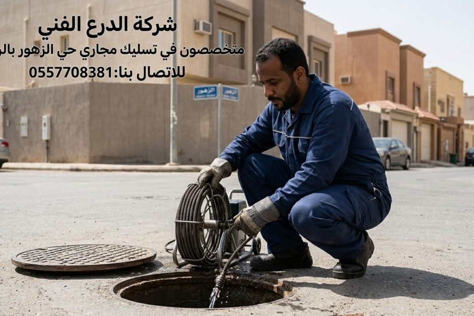 تسليك مجاري حي الزهور