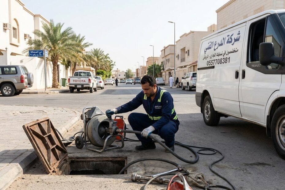 تسليك مجاري حي الصحافة بالرياض